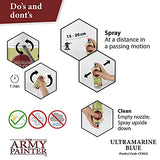 The Army Painter Color Primer Spray Paint, Ultramarine Blue, 400ml, 13.5oz - Acrylic Spray Undercoat for Miniature Painting - Spray Primer for The Army Painter