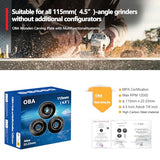 OBA Wood Carving Disc Set 3 PCS 4-1/2" Wood Grinding Wheel Sets with 7/8" Arbor for Angle Grinder Grinding and Polishing OBA