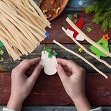 COHEALI 50pcs Branch Material Counting Large Popsicle Sticks Diorama Supplies Craft Sticks The Stick Birch DIY Projects Sticks Log in Crafts Twigs COHEALI