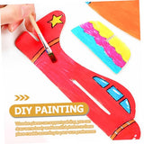 Vaguelly 15pcs Blank Wood Aircraft Toys DIY Wooden Plane Wooden Airplane Puzzle DIY Blank Wooden Airplane Unfinished Wood Airplanes Unpainted Wood Vaguelly