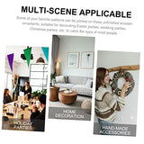 MAGICLULU 150 Sets Unfinished Wooden Cutouts Pendant chip Wooden Plate Home Decorations Pillar Child Crafts Party Supplies Flower Decoration Painted MAGICLULU