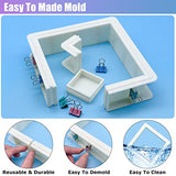 Nomanak 2-Pack Adjustable Mold-Housing for Silicone Molds-Making - Silicone Molds, Mold Making Silicone Rubber, Mold Housing Kit, Housing Frame for Nomanak