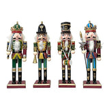O-Toys Wooden Nutcracker Ornaments Christmas Decoration Figures Set Puppet Home Decor (12 Inch) O-Toys