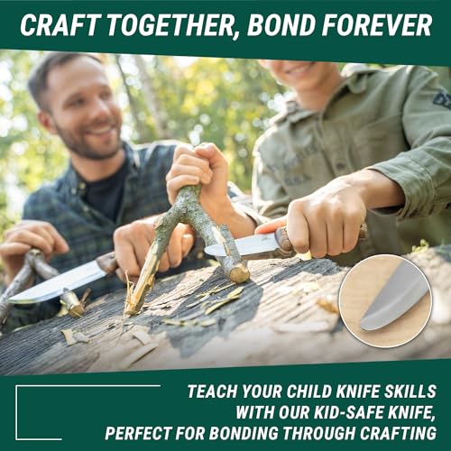 BeaverCraft Kids Knife Boy Scout Knife - Whittling Knife for Kids Safe ...