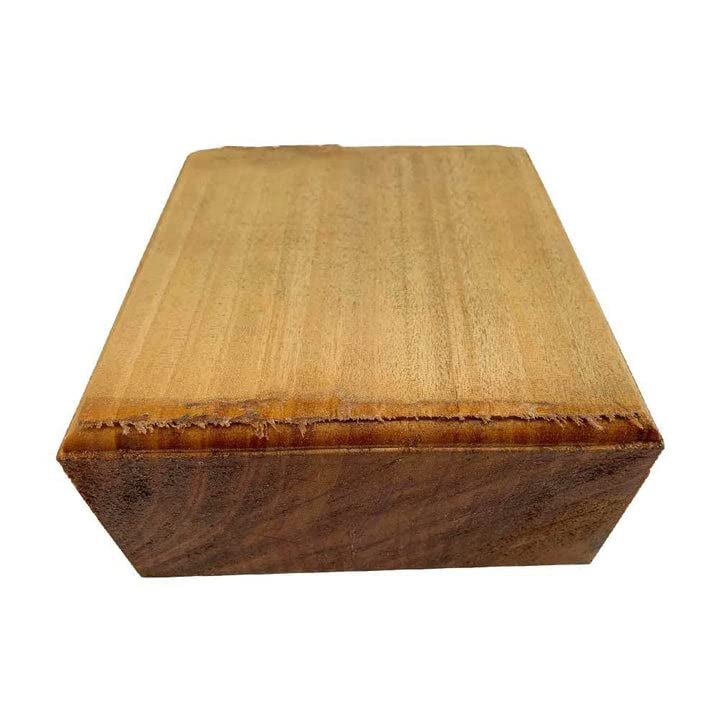 Exotic Wood Zone | Hoduran Mahogany Wood Turning Blanks, Wood Bowl Blanks |6" x 6" x 2"