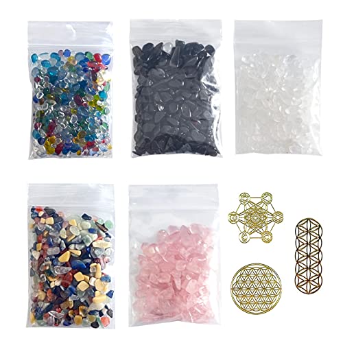 3-5mm Crystal Crushed Stone for Resin Art Supplies Kit，Stone Crushed Crystal Quartz Resin Accessories for Resin Art,Crafts,Molds, Pieces Irregular