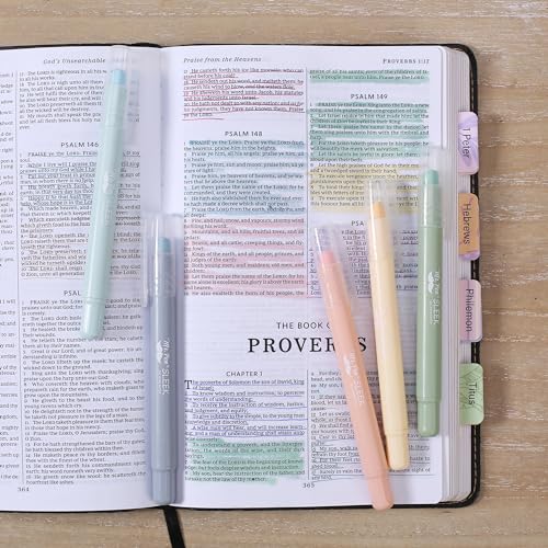 Mr. Pen- Bible Highlighters and Pens No Bleed, 10 Pack, Gel Highlighters, Bible Pens No Bleed Through, Bible Highlighters No Bleed, Bible Journaling Mr. Pen