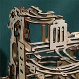 bennama 3D Wooden Puzzles Marble Run Set - Time Traveler Mechanical Model Kits with Motor, Brainteaser and Puzzle for Christmas/Birthday,Gifts for bennama