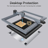 Dofiki Honeycomb Laser Bed 400x400mm Magnetic Steel Honeycomb Working Table for Laser Engraver, Honeycomb Panel with Metal Tray for Laser Cutting Dofiki