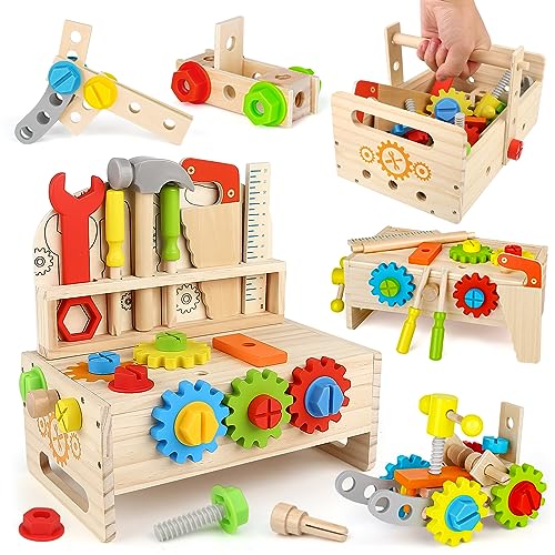 Personalised Wooden Workbench, Traditional Montessori kid's Play Building Toy, outlets Toddler's My First Work Bench and Tools Gift UK,