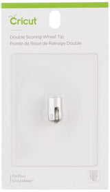Cricut Double Scoring Wheel Replacement Tip, Extra-Deep Score Lines on Thicker Materials, Up To 10X More Pressure, For Personalized Crafts, Cricut