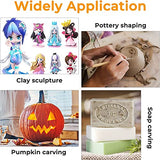 Jetmore 12 Pack Clay Tools Kit, Pottery Tools & Sculpting Tools, Polymer Modeling Clay Cutters Sculpture Set for Carving, Ceramics, Molding, DIY Jetmore