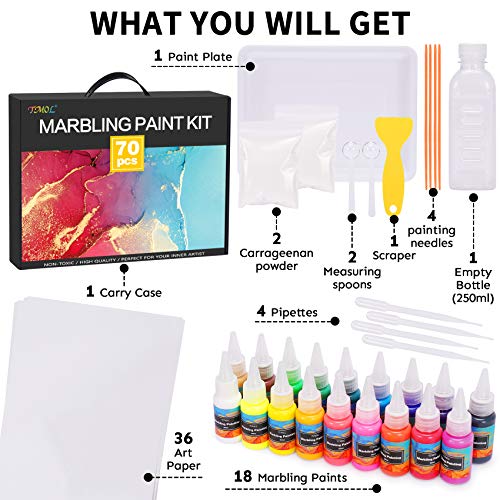  Water Marbling Paint for Kids - Arts and Crafts for