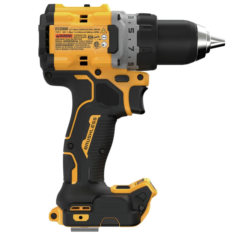 DEWALT - DCK2051D2 20V MAX XR Brushless Lithium-Ion 1/2 in. Cordless Drill Driver and Impact Driver Combo Kit with (2) Batteries DEWALT