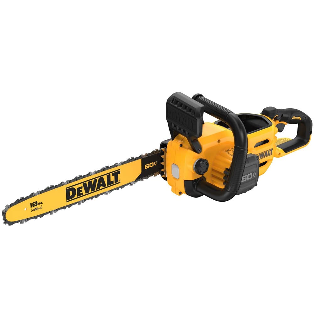 DEWALT (DCCS672X1 60V FLEXVOLT 18" Brushless Chainsaw, Yellow/Black DEWALT