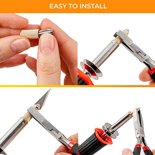 Premium Wood Burning Kit 42PCS | 36Tips, Adjustable Temperature Pen With Safety Stand, Metal Stencil&Pliers.Free Deluxe Case & How To. Complete Gift Scissor-Tailed