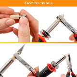 Premium Wood Burning Kit 42PCS | 36Tips, Adjustable Temperature Pen With Safety Stand, Metal Stencil&Pliers.Free Deluxe Case & How To. Complete Gift Scissor-Tailed