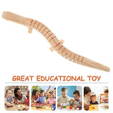 Wooden Crafts to Paint Unfinished Wooden Wiggly Lizard 10pcs Jointed Flexible Wooden Lizard Animal Model Crafts for Birthday Party Supply Wood Lizard ibasenice