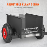 VEVOR Panel Dolly, 600LBS Capacity Slab Dolly, Heavy-Duty Drywall Mover with 8" Pneumatic Wheels, Adjustable Clamp Panel Cart for Drywall Sheet, VEVOR
