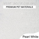Ceya 3.5oz/ 100g Ultra Fine Glitter Powder Pearl White Glitter 1/128” 0.008” 0.2mm for Slime Epoxy Resin Craft Tumbler Jewelry Nail Art Festival ceya