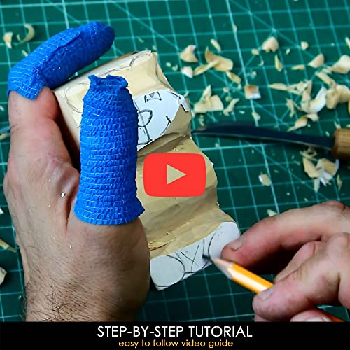 BeaverCraft Wood Carving Kit for Beginners DIY05 Wood Whittling Kit for Beginners Bear Carving Kit - DIY Hobby Craft Kids Wood Carving Kit Wood BeaverCraft