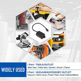 Automatic Vacuum Switch for Power Tools, Dust Control Autoswitch with Unique Current Sensing Technology to Delay Vacuum On, Prevent Circuit Overload CLEESINK