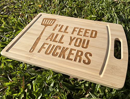 Funny, Cutting Boards, Charcuterie Board, Chopping Board, Personalized Cutting Boards, Laser Engraved, Bamboo Board, New Pattern (A-11" x 8") Rider mike