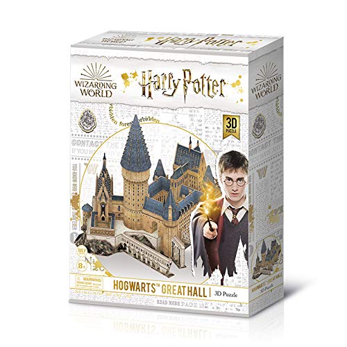 4D Cityscape Harry Potter Great Hall Paper 3D Puzzle Standard, Multicolored 4D Cityscape