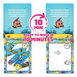 Scentco Water Magic - Scented Reusable Water Reveal Activity Books - No Mess, All Fun (Forest Friends and Ocean Friends) Scentco