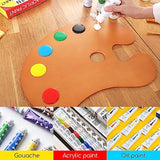 MEEDEN Wood Paint Palette Oil Finished, Acrylic Paint Palette 15.7"x11.8", Oil Paint Palette, Painting Palette, Art Palette, Artist Palette with MEEDEN