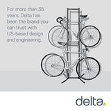 Standing Bike Rack by Delta Cycle - Tool-Free Adjustable Bike Floor Stand for Mountain, Fat Tire, Road Bikes, Freestanding Bike Stand for Garage Delta Cycle & Home