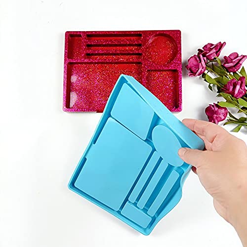 Large Resin Tray Molds, Rectangle Resin Mold Silicone for Epoxy Resin, Silicone Tray Mold for Resin Casting, Silicone Molds for Epoxy Resin Tray, Rifanda