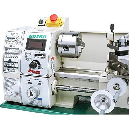 Grizzly Industrial G0768-8" x 16" Variable-Speed Benchtop Lathe - WoodArtSupply