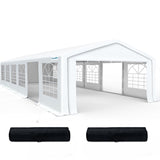 Quictent 20x40 Party Tent Heavy Duty Upgraded Galvanized Gazebo Wedding Canopy Big Tents Carport Event Shelter with Carry Bags Quictent