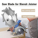 6 Tooth 22mm Bore Biscuit Joiner Blade, 100mm / 4inch Carbide Biscuit Jointer Blade Cutter Replacement, 6 Tooth Carbide Plate Joiner Blade, Acogedor
