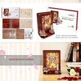 Beauty and the Beast 3D Puzzle Nightlight by FUNPOLA – LED Wood Storybook Decor for All Ages FUNPOLA