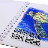 U.S. Art Supply 11" x 14" Top Spiral Bound Sketch Book Pad, Pack of 2, 30 Sheets Each, 90lb (160gsm) - Acid-Free Heavyweight Paper, Artist Sketching US Art Supply