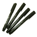 Faber-Castell FC167100 Pitt Artists Pen Assortments - Assorted Sizes - Set of 4 - Black Faber-Castell