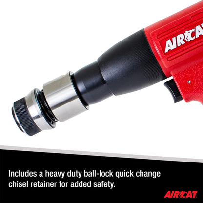 AIRCAT Pneumatic Tools 5100-A-T: .401-Inch Shank Composite Medium Stroke Air Hammer 3,000 BPM - Hammer - WoodArtSupply