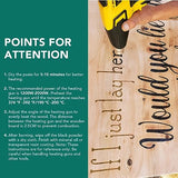 FUMILE 4.23 OZ Wood Burning Paste, Wood Burning Paste for Wood, Canvas, Denim Fabric, Leather & More, Stable Heat Activated Paste. FUMILE