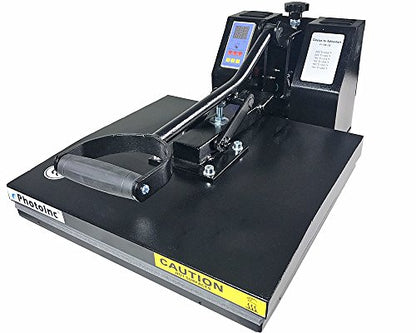 ePhotoInc New 15" x 15" T Shirt Heat Press Machine T Shirt Transfer Machine 1515BLK - WoodArtSupply