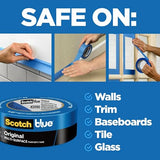 Scotch Painter's Tape Original Multi-Surface Painter's Tape, Blue, Paint Tape Protects Surfaces and Removes Easily, Multi-Surface Painting Tape for ScotchBlue