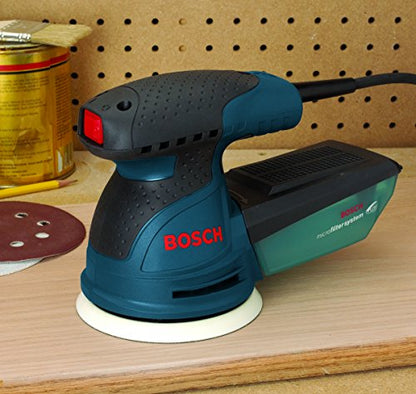 BOSCH ROS10 120 Volt Random Orbit Sander , Blue , 5" - WoodArtSupply