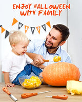 Greatever Halloween Pumpkin Carving Kit,Professional and Heavy Duty Stainless Steel Tools,Pumpkin Carving Set with Carrying Case(7pcs) Greatever