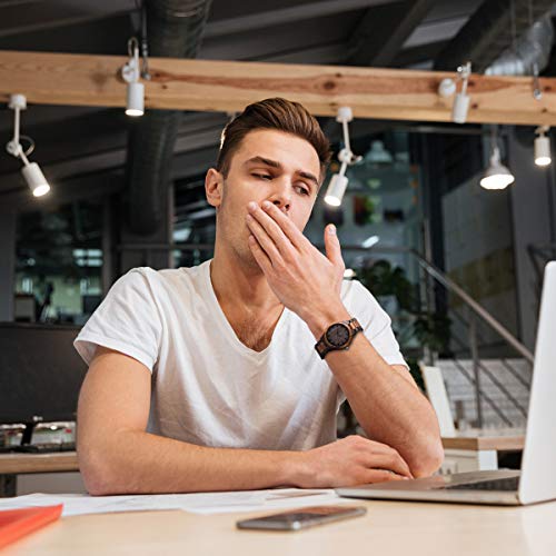 Fodiyaer Custom Engraved Wood Watch Gifts for Boyfriend Husband Men Fiancé Him As Personalized Anniversary Christmas Birthday Father Day Graduation Fodiyaer