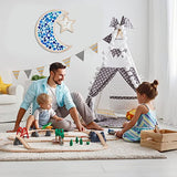 WEBEEDY Glass Mosaic Moon and Star Kit, Creativity DIY Mosaic Arts and Crafts Kit for Kids & Adults, Handmade Artwork Kids Gifts Crystal Mosaic WEBEEDY