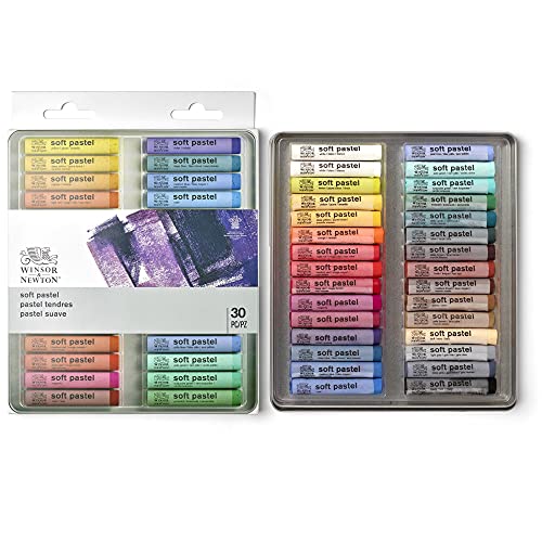 Winsor & Newton Professional Soft Pastels, Set of 30 - WoodArtSupply