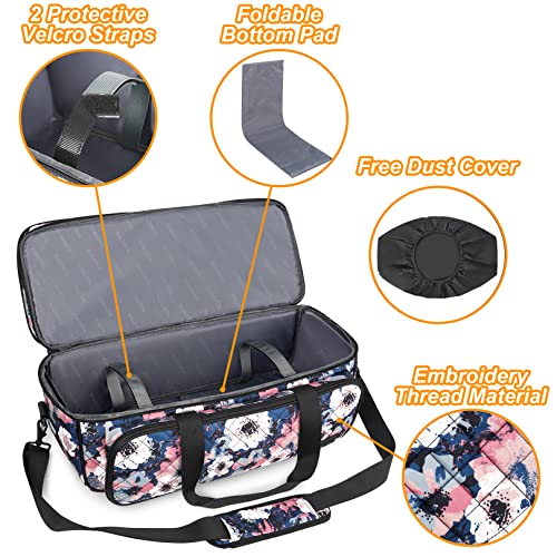 Double-Layer Carrying Case for Cricut Maker 3, Maker, Explore Air 2, Explore 3, Die Cut Machine, Water Resistant Carrying Bag with Cutting Mat YOREPEK
