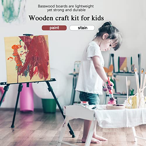 Basswood Sheets 1/8" - 3mm Plywood Sheets, 12 x 12 Inch Basswood Unfinished for Crafts, Laser Cutting, Engraving, DIY Arts, Drawing(20 Pack) CMOOD