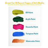 KEFF Canvases for Painting - 24 Pack Art Paint Canvas Panels Set Boards - 5x7, 8x10, 9x12, 11x14 Inches 100% Cotton Primed Painting Supplies for KEFF